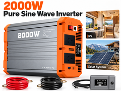Pure Sine Wave Inverter 2000W 48V DC to 230V AC 4000W Peak