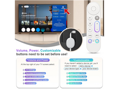 Google Chromecast Remote Voice Replacement Control