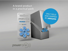 PowerOne P675 size 675 Hearing Aid Batteries 60 Pack