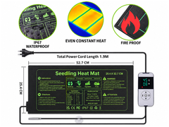 Seedling Heat Mat with Thermostat