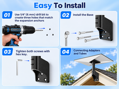 Starlink Gen 3 Mount Kit 360 Degree Adjustable