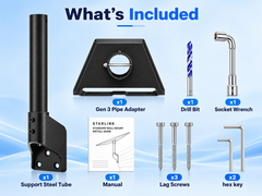 Starlink Gen 3 Mount Kit 360 Degree Adjustable