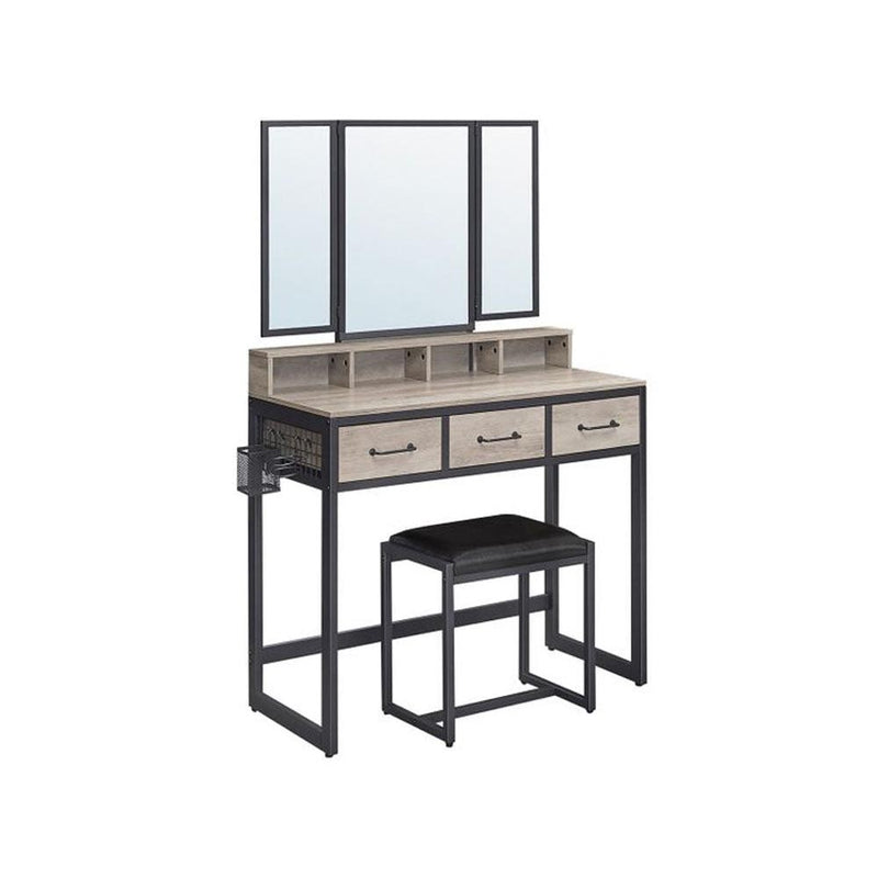 VASAGLE Makeup Vanity with Stool Dressing Table
