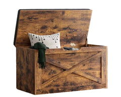 VASAGLE Storage Bench Brown