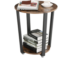 VASAGLE rustic side table