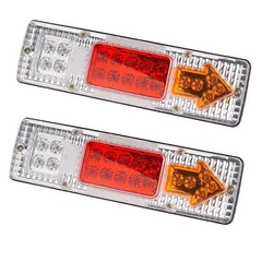 Led Trailer Lights 2Pcs 12V Trailer Truck Caravan 19 Led Taillight Tail Rear Light T