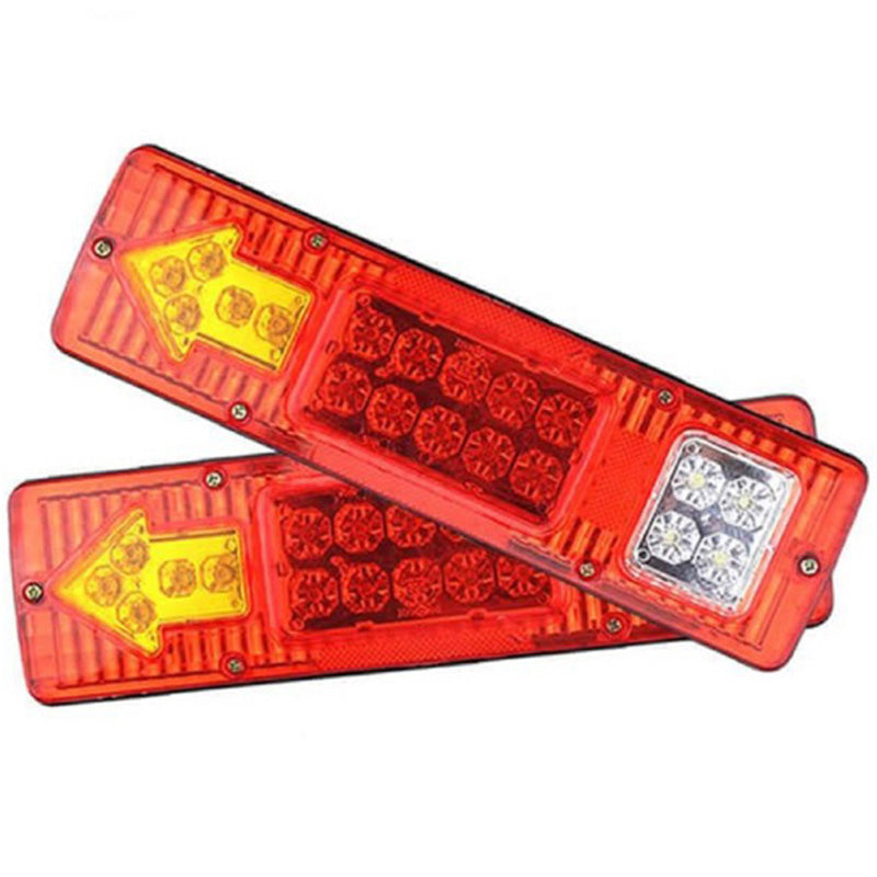 Led Trailer Lights 2Pcs 12V Trailer Truck Caravan 19 Led Taillight Tail Rear Light T