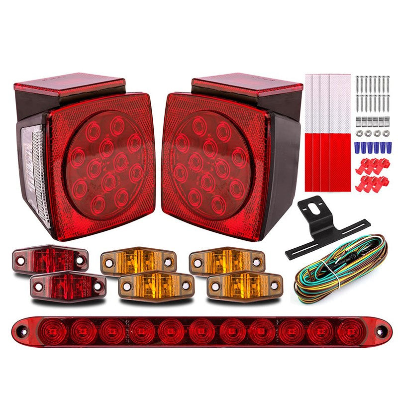 LED Trailer & Truck Tail Lights Kit