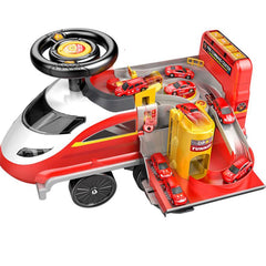 Electric Ride-On Toy High-Speed Rail Race Tracks Car