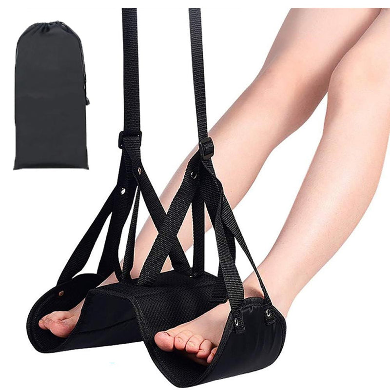 Portable foot rest hammock