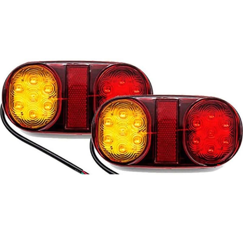 pair of 14 LED trailer lights