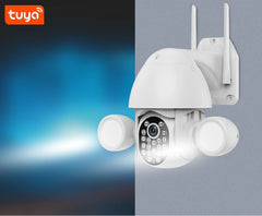 Tuya Security Camera Wireless Wifi Infrared Night Vision With Security Light 1080P Full Hd 3MP