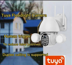 Tuya Security Camera Wireless Wifi Infrared Night Vision With Security Light 1080P Full Hd 3MP