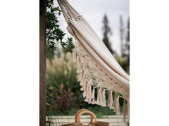 Tassel Hammock Cotton Double Hammock Bed