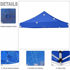 Gazebo Roof Canopy 2.9 x 2.9m