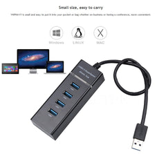 Usb Hub 4 Ports High-Speed Hubs Hi-Speed 4 Port Usb 3.0