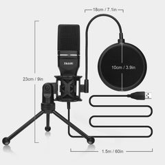 Microphones Easy Plug &amp; Play Usb Condenser Computer Microphone