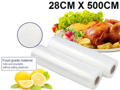 Vacuum Sealer Rolls Vacuum Sealer Bag Roll Food Storage Bags Saver Clear