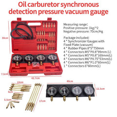 Carburetor Vacuum Synchronizer Gauges Tool Kit