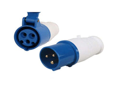 Splashproof caravan plug sockets
