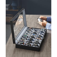 Wrist Watch Display Box 24 Slots