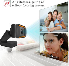 Webcam Web Camera 1080P HD Webcam with Dual Microphones