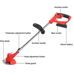 Lawn Mower Cordless Weed Cutter Garden Trimmer