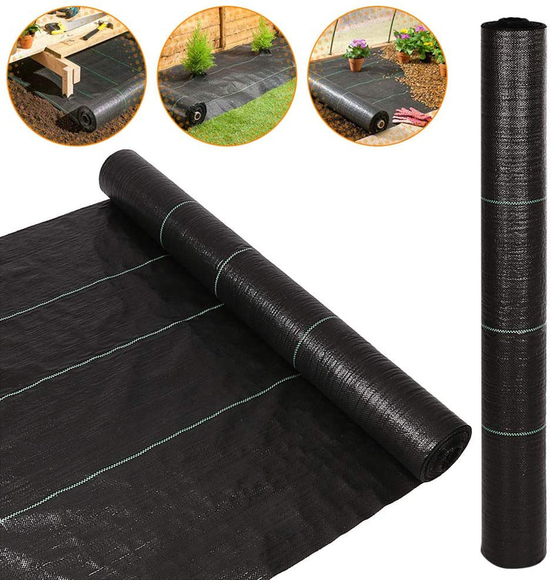 Weed Mat Garden Weed Barrier Landscape Fabric Durable & Heavy-Duty Weed Block Gardening Mat