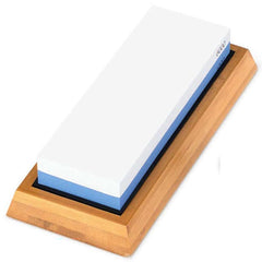 Dual grit whetstone sharpening stone