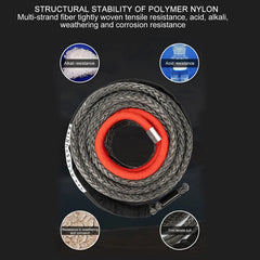 Synthetic Winch Rope Line 12MM x 25M