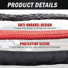 Winch Rope 15M Synthetic