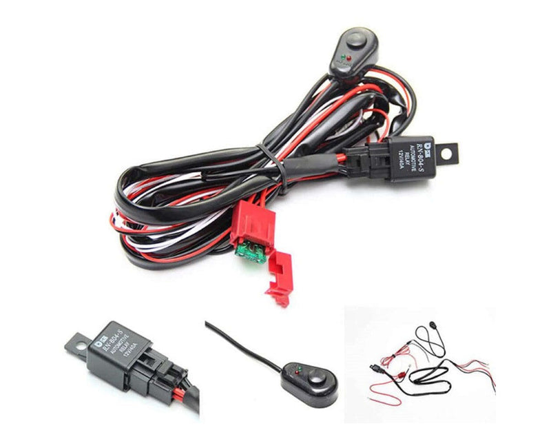 LED Light Bar Wiring Harness 12V 40A