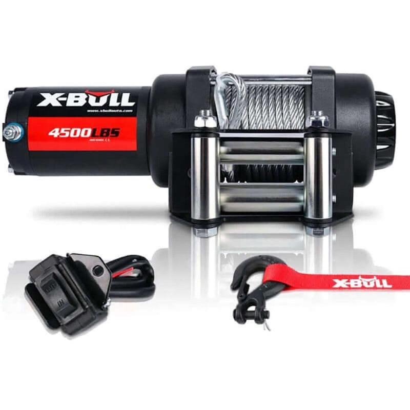 X Bull electric winch front view