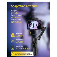 3-Axis Gimbal Stabilizer for Smartphone, Phone Gimbal