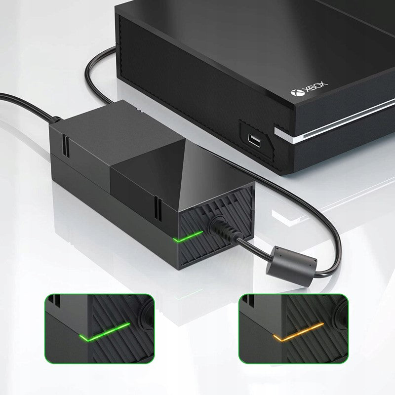 thumbnail image 2 of Controller Charger Power Supply For Xbox One – Wired Console Brick Cord, Black 2 of 5