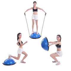 Yoga Balance Trainer Ball with Resistance Bands