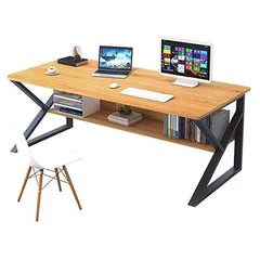 120cm computer desk oak tabletop
