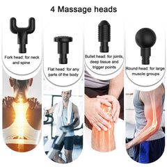 Massage Gun with 4 Massage Head