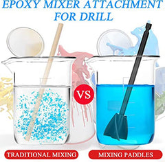 4 PCs Paint Mixer Drill Attachment Resin Mixer
