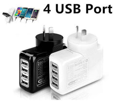 4 Port Usb Charger Nz Plug Universal Wall Charger - The Shopsite