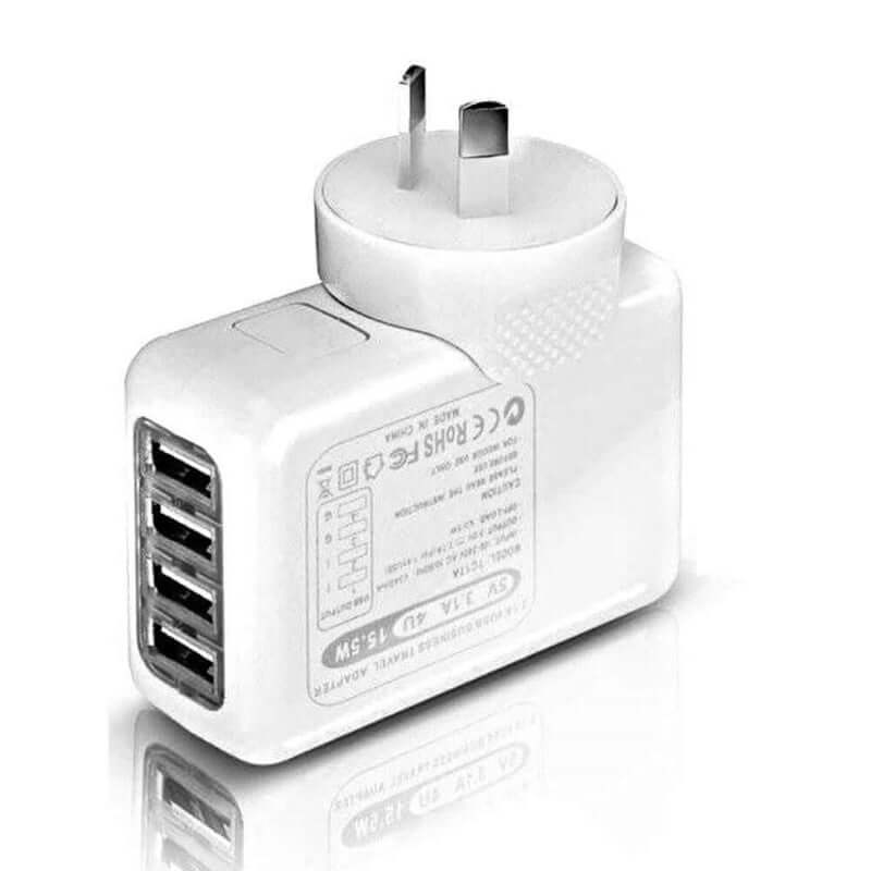 4 Port Usb Charger Nz Plug Universal Wall Charger - The Shopsite