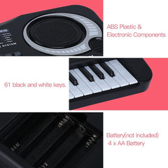Electronic Keyboard Piano Piano 61-Keys - The Shopsite