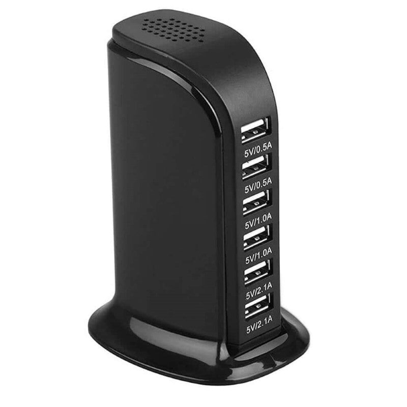 USB Charger 6 USB Tower 30W Multi 6-Port Desktop Travel Hub Usb Charger Block Tower Charging Station Power Adapter - The Shopsite