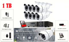 Security Camera System 8 Channel With 1TB Hard Drive - The Shopsite