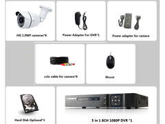 Security Camera System 8 Channel 2MP - The Shopsite
