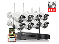 Wireless Security System 1080P Hd 1Tb HDD - The Shopsite