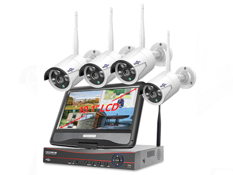 Wireless Security Camera System With LCD Screen 1TB Storage - The Shopsite