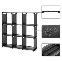 9 Cube Modular Storage Shelves Bookshelff