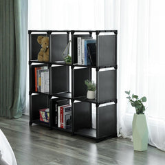 9 Cube Modular Storage Shelves Bookshelff