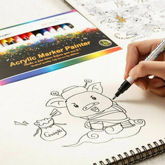 Acrylic Paint Pens 36 Colors Marker - The Shopsite